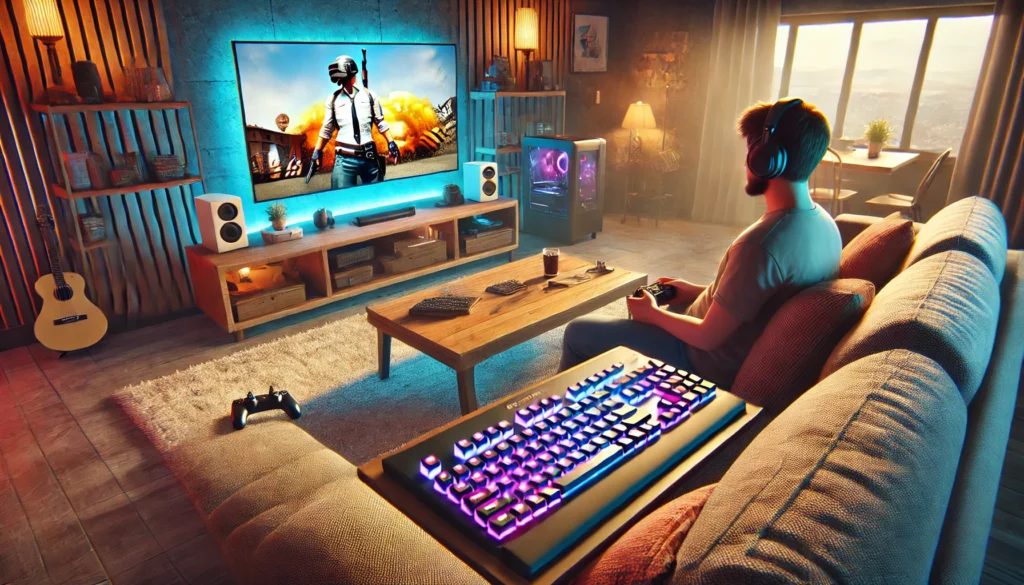 sofa gaming keyboard