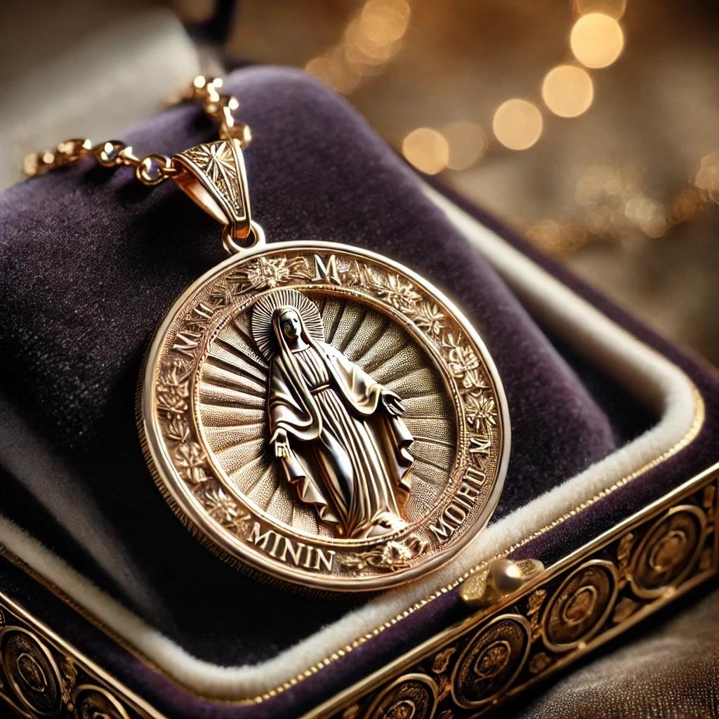 virgin mary necklace